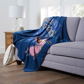 Cartoon Network's Courage the Cowardly Dog Silk Touch Throw Blanket, 50" x 60", Where is Everyone