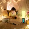 4 In 1 Rechargeable Camping String Light IP44 Waterproof Camping Lantern with 33Ft String Light 7 Light Modes Emergency Power Bank Carry Bag for Indoo