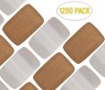 Adhesive Bandages. Case of 1200 Adhesive Strips 2" x 3" for Wound Protection. Sterile Bandages with Non-Adherent pad. Single use & Latex-Free. Individ