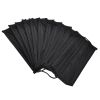 Respir-Shield‚Ñ¢ 200PCS - 3 PLY Black Non-Medical Disposable Face Masks;  Comfortable Elastic Ear loops Face Masks;  Breathable for Daily Protection A