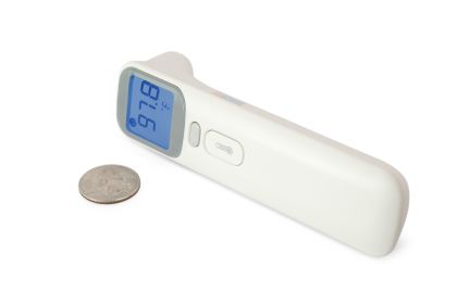 No Touch Forehead Digital Thermometer TOUCHLESS BABIES KIDS - White (SKU: g76683ginfthm)