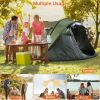 Pop Up Tent Automatic Setup Camping Tent Waterproof Instant Setup Tent with 4 Mosquito Net Windows Carrying Bag for Hiking Climbing Adventure Fishing